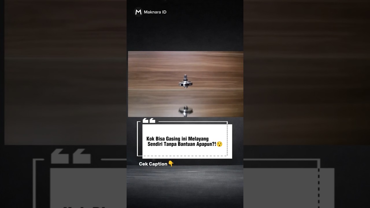Kok Bisa Gasing ini Terbang Sendiri Tanpa Jatuh? — Maknara ID YouTube video
