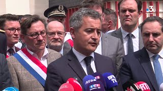 La réaction de Gérald Darmanin suite à l'attaque de la Synagogue de Rouen