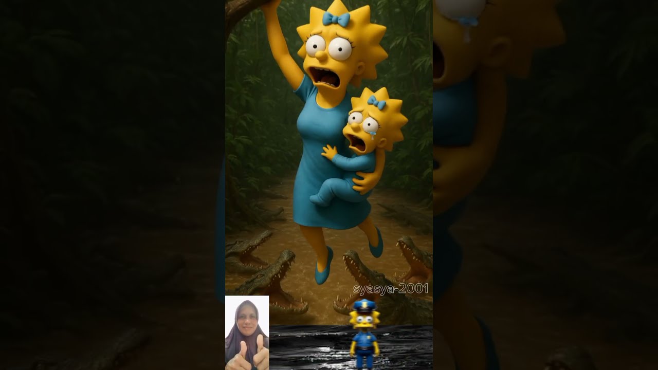 The Simpson Family Is Almost Killed By A Crocodile Thesimpsons Simpsons