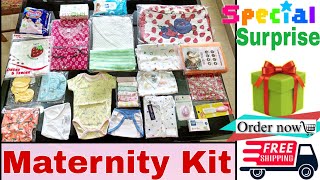 Delivery Hospital Bag Packing Items|Special Surprise gift 🎁 with Maternity Kit | Newborn Kit