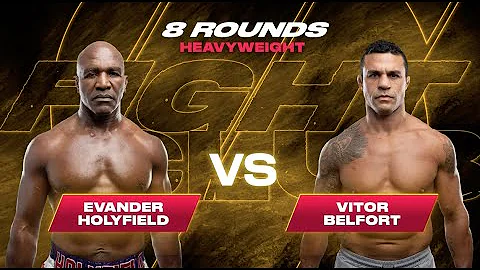 Evander Holyfield vs Vitor Belfort Highlights
