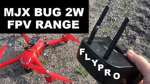 MJX BUGS 2  FLYPRO Mini FPV $39.99 Goggles RANGE TESTING