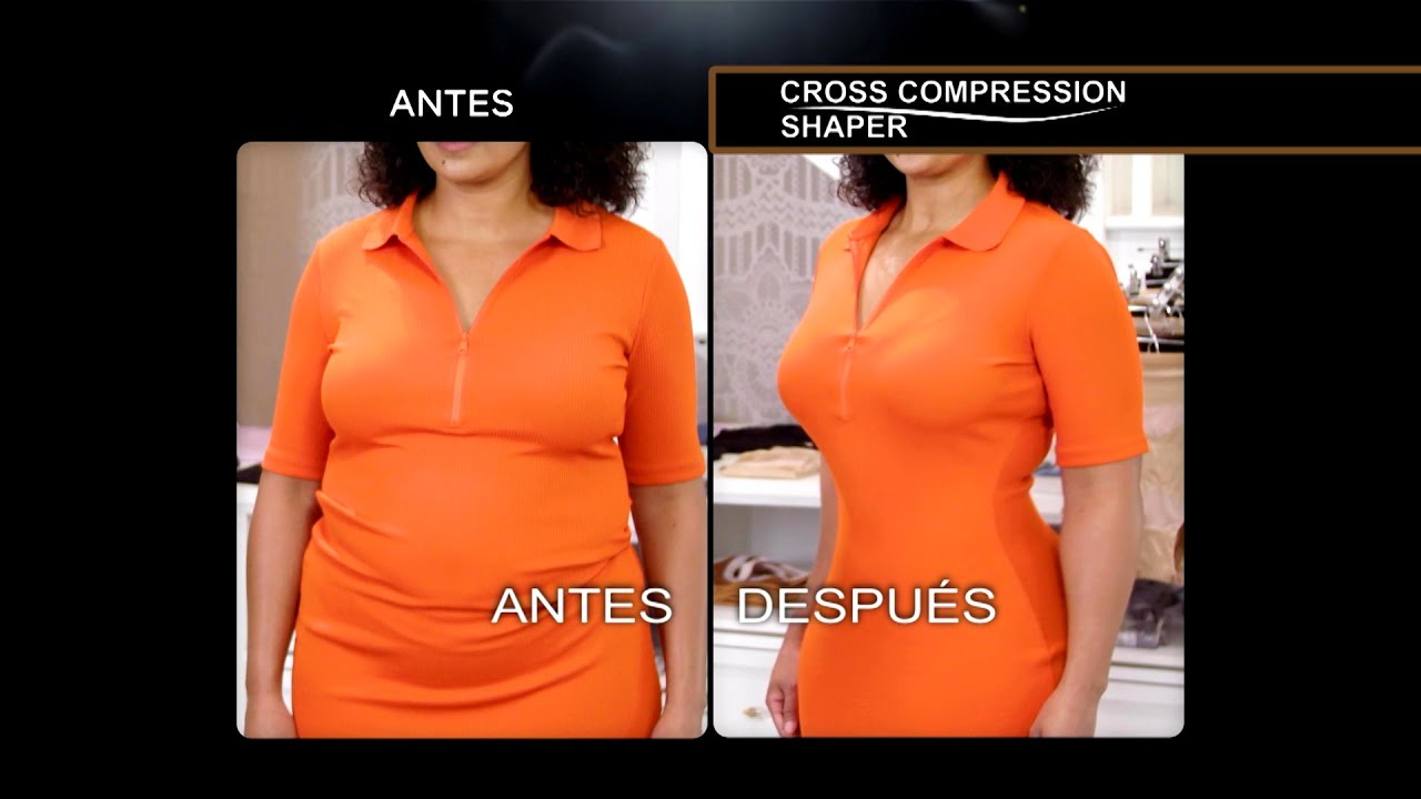 Kit 2 pz Fajas Moldeadoras Reductoras Velform Cross Compression Panti TV  OFERTAS Color Negro y Nude