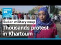 Sudan military coup: Police fire tear gas as thousands protest • FRANCE 24 English