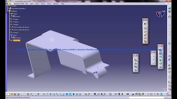 Catia V5 Tutorial|Creating Tear Drop|Basic-Spine & Propagate|Sheetmetal workbench