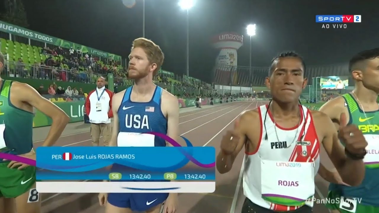 PERU Atletismo 5000m masculino final peruano Jose Luis ROJAS RAMOS