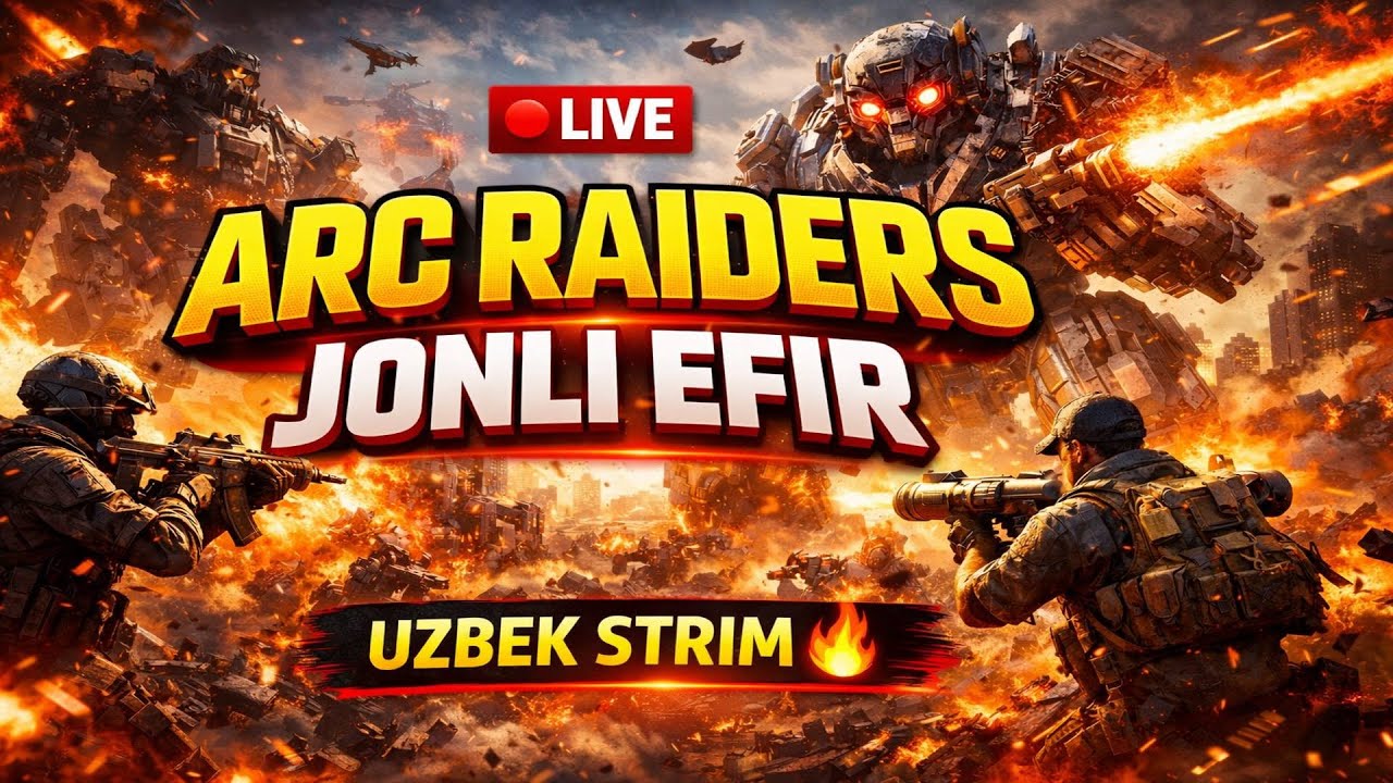 ARC RAIDERS O‘YNAGANI SHERIK KERAK! KIM BOR? | JONLI EFIR 🔴
