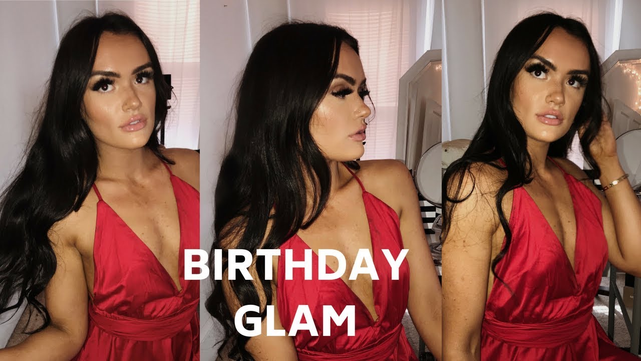 GET READY WITH ME-  My Birthday Party Glam