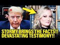 Trump gets confronted at trial by stormy testimony