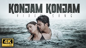 Konjam Konjam 4k Video Song || NEW VERSION || Arya ,Navdeep, Sameksha , Yuvan Shankar Raja