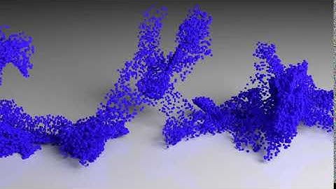 Animated Text and Logo ( dissolving effect )