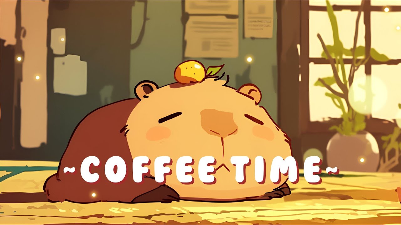 Capybara Beats Radio | Cozy Beats for Relaxation 🦫 ✨ 🌙 | Study Aid