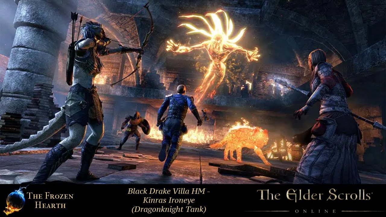 ESO Black Drake Villa HM - Kinras Ironeye (Dragonknight Tank)