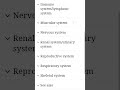 the human body systems 🤟 quick revision 💫 #systamm of boy ✅