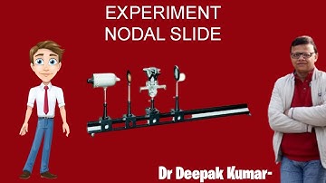 Determine the focal length of a combination of two convergent lenses with the help of a Nodal Slide