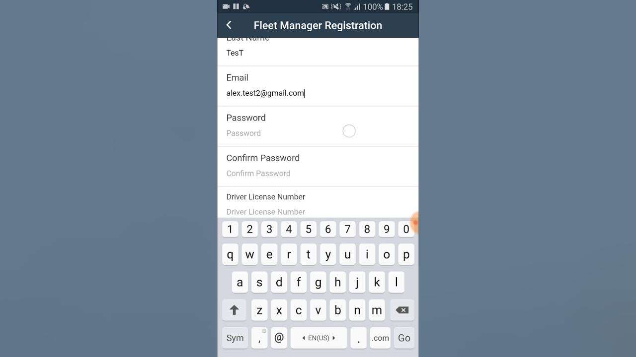 Registration in TrackEnsure App YouTube