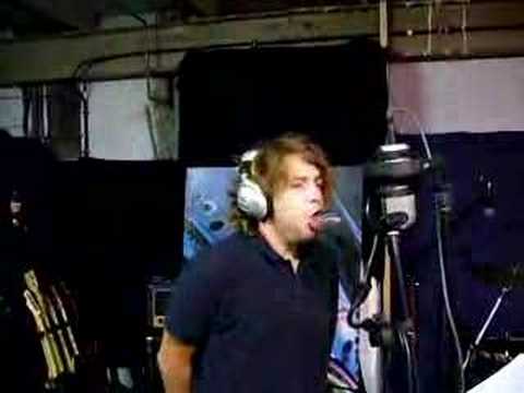 Bernd screams at recording