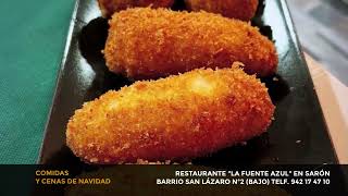 Comidas y cenas de navidad en Restaurante La fuente azul en Sarón