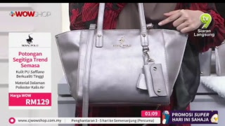 LIVE / 09:00 / 16 FEB 19 / TV9 / ROYAL POLO OLIVIA TRAPEZIO BAG / LIYANA & MIERA / P3112 screenshot 5