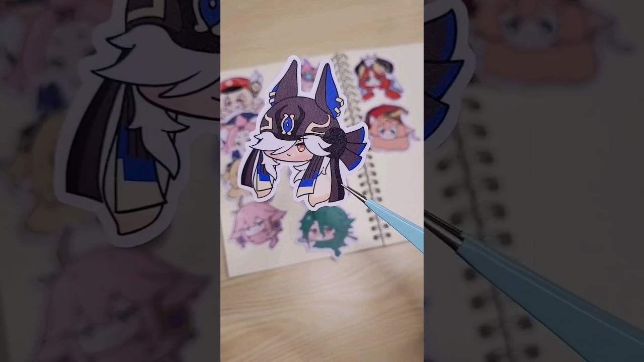 Genshin Impact Stickers | sticker making, waterproof vinyl sticker 