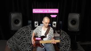 Fender vs Ibanez #женясычев #музыка #гитара #бас #fender #ibanez