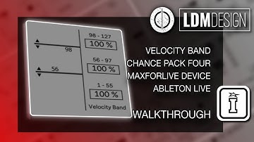 LDM Design made an INSANE Velocity Band MaxforLive Device for Ableton Live!