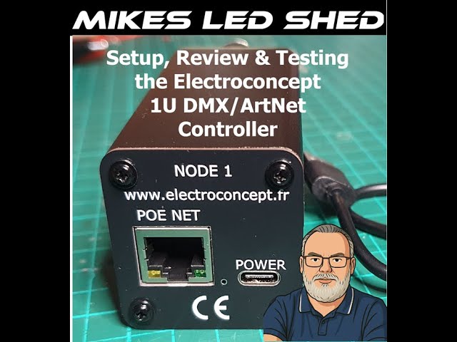 Electroconcept 1-Universe DMX / Art-Net Controller – Unboxing
