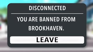 I Got BANNED From BROOKHAVEN!