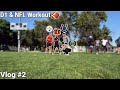 HOW NFL & D1 ATHLETES WORKOUT! (1on1s) Vlog #2
