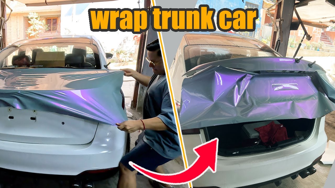 Como vinilar maletera de tu coche | WRAP TRUNK CAR