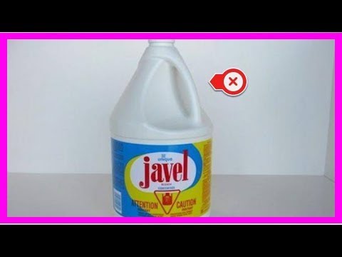 Vidéo: Peut-on utiliser de l'eau de Javel sur du molleton ?