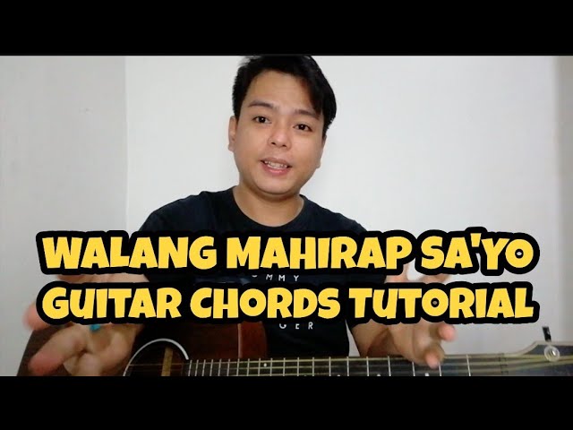 Walang Mahirap Sa'yo | Step by step Guitar Chords Tutorial | Key of D