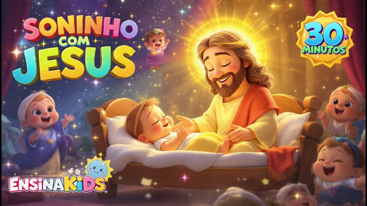 😴🌟 Soninho com Jesus: 30 Minutos de Música Calminha para Dormir | Relaxar e Sentir Paz 😴✨