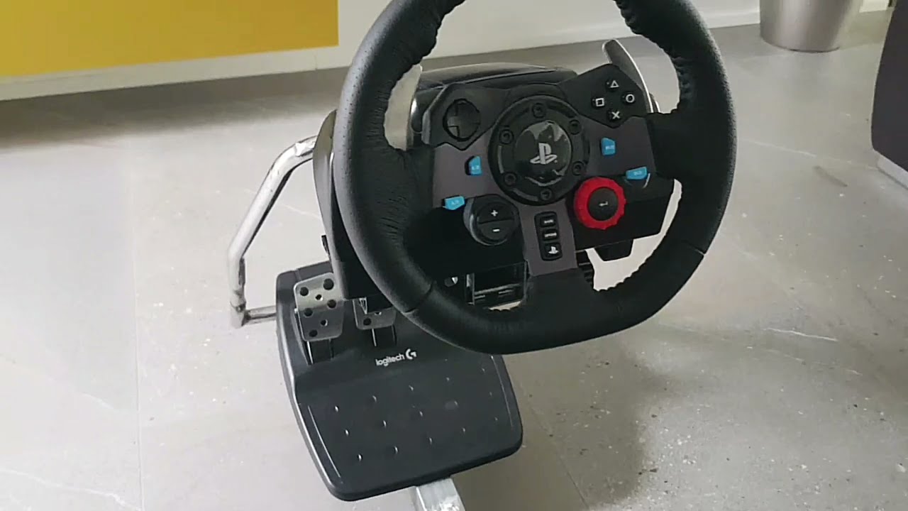 Postazione richiudibile di guida Logitech G29 richiudibile salva spazio fai  da te costo 0.🔝🎮🕹💪🏁 