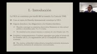 Luis Toro Utillano - La OEA y el desarrollo reciente en materia de derecho internacional.