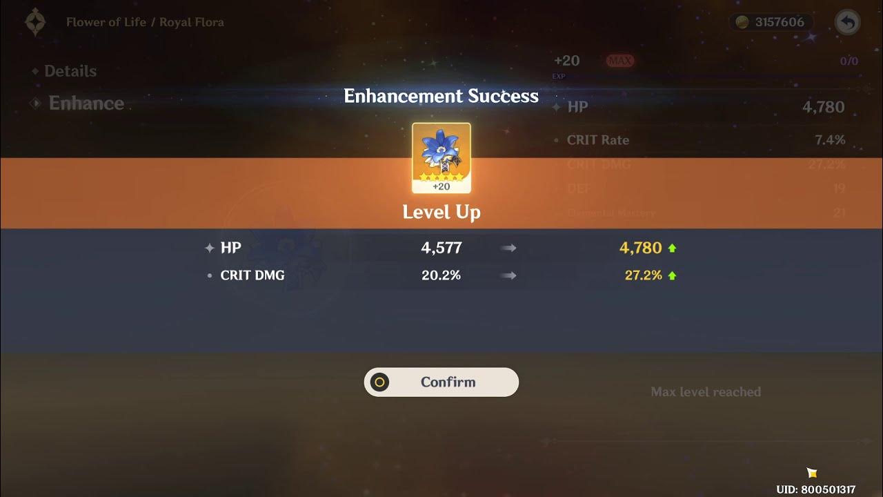 Greatest Substat Roll Genshin Impact YouTube