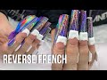 Acrylic Nails | SCULPTED REVERSE FRENCH