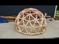 지오데식 돔 제작 후기. Geodesic Dome builds with 2X lumber.