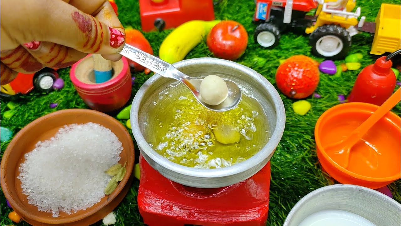 Miniature Bread Gulab Jamun Mini Foodkey videos Mini Foodkey