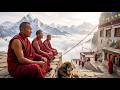 Tibetan Monks Chanting on Sky Terraces — Powerful Mantra for Stress Relief & Inner Peace