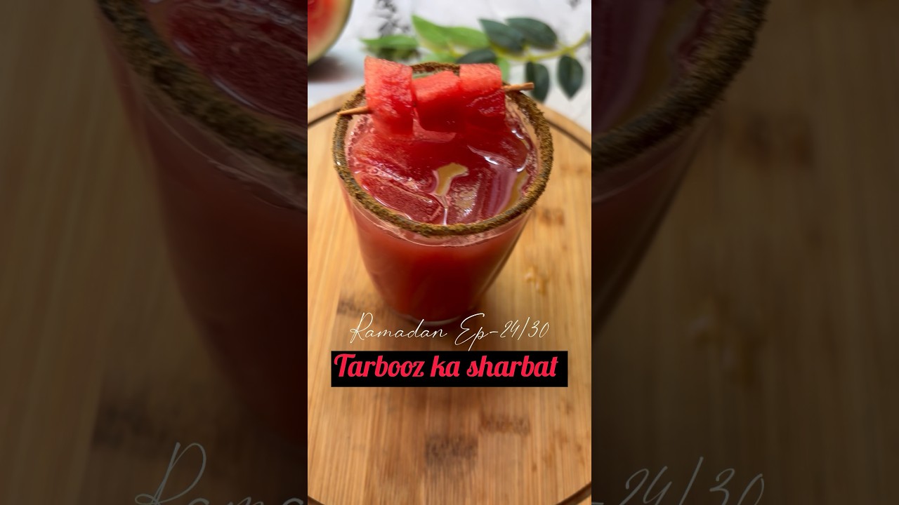 Ramadan series-24✨ watermelon juice | Tarbooz ka sharbat🍉