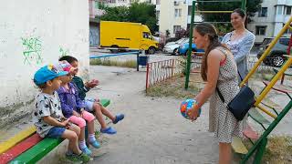 Развивающие игры для детей на улице от 3-5 лет...