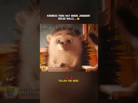 Kindness finds ways where judgement builds walls..😢 #animation #viral #shorts