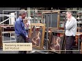 Choosing a frame | Art restoration of Artemisia Gentileschi's 'Self Portrait' | 12 of 14