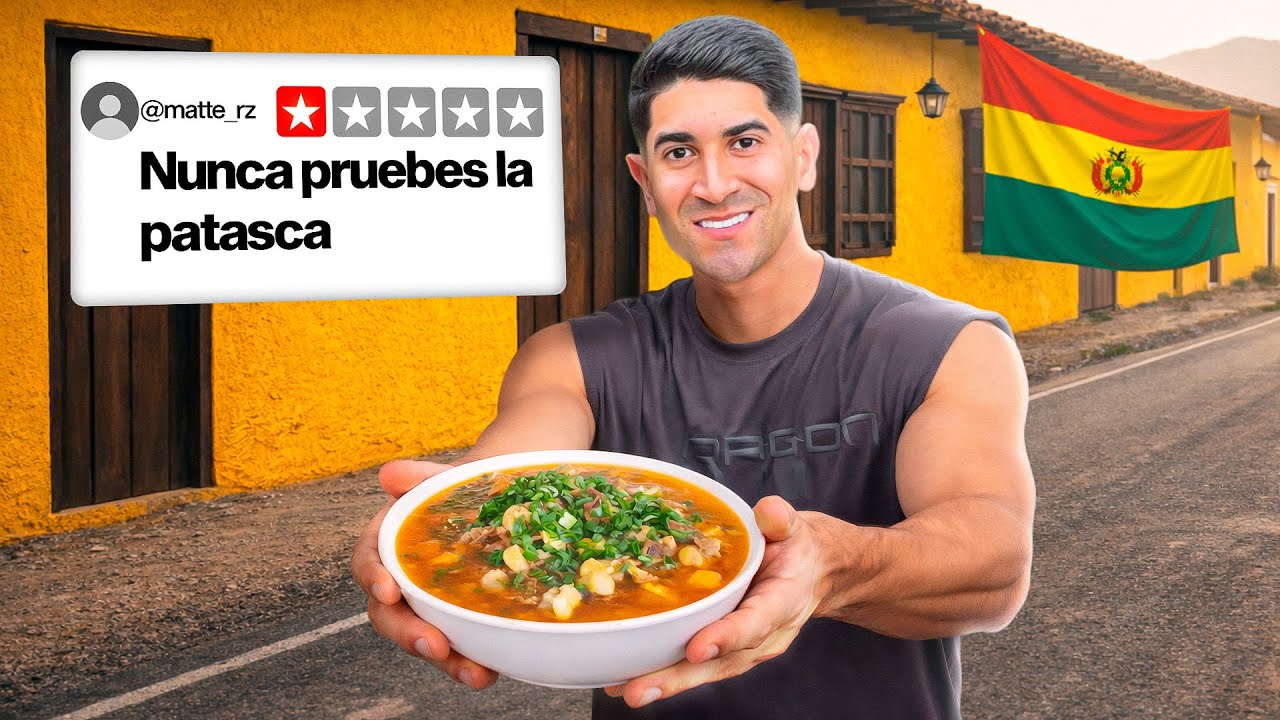 Probé la Comida Boliviana Típica 