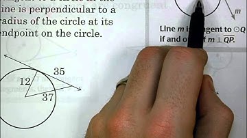 Sec 10.1:  Use Properties of Tangents