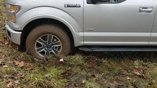 F-150 Stuck in Mud // Saved by Polaris ATV