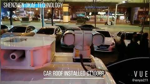 keyboard + joystick controlled car roof mounted PTZ camera OK-CT100GR