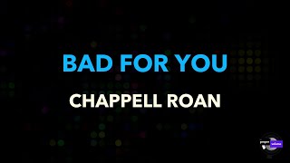 Chappell Roan - Bad For You | Karaoke Version