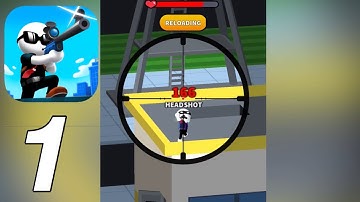 Johnny Trigger: Sniper - Gameplay Walkthrough Part 1 - Tutorial (iOS,Android)